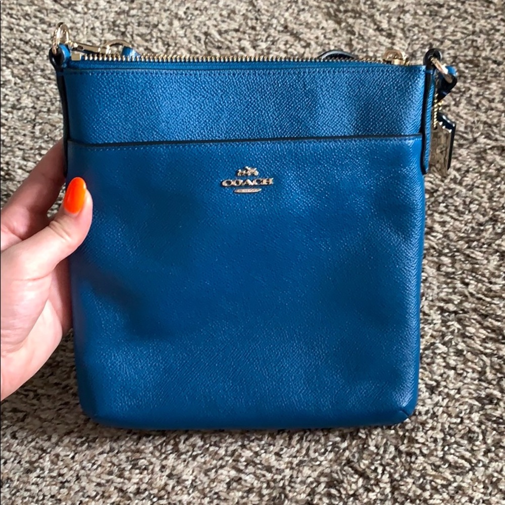 Perfect condition blue COACH crossbody